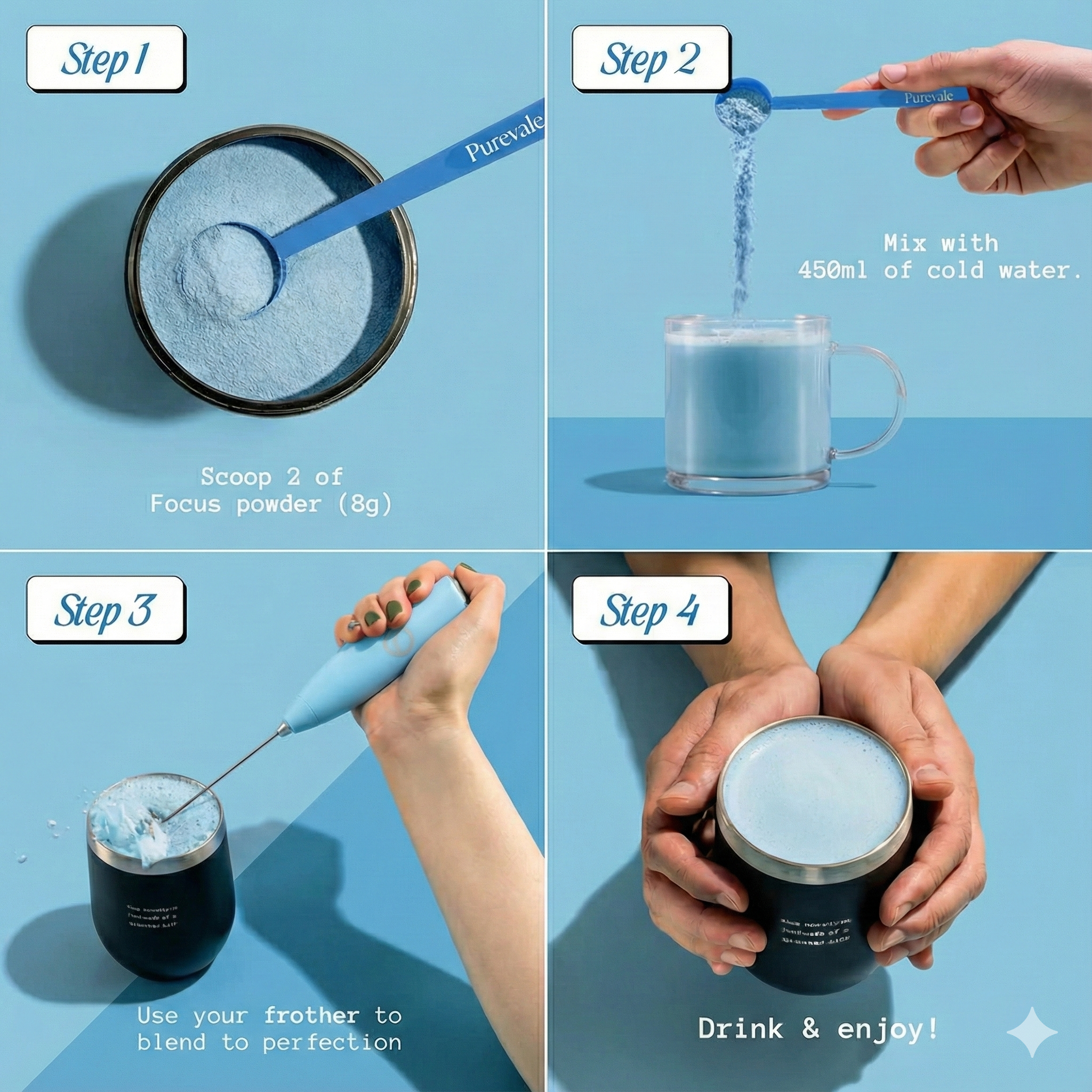 Laser Sharp Focus - No Jitters. No Burnout