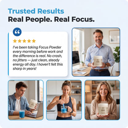 Laser Sharp Focus - No Jitters. No Burnout